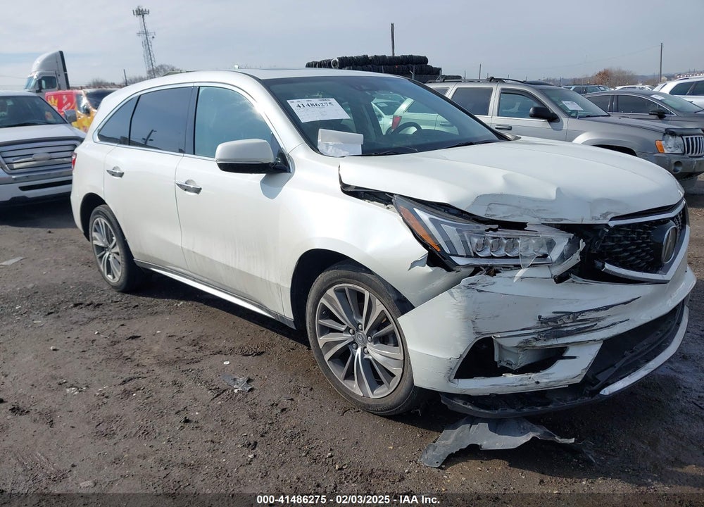 2017 ACURA MDX TECHNOLOGY PACKAGE VIN: 5FRYD4H53HB014310