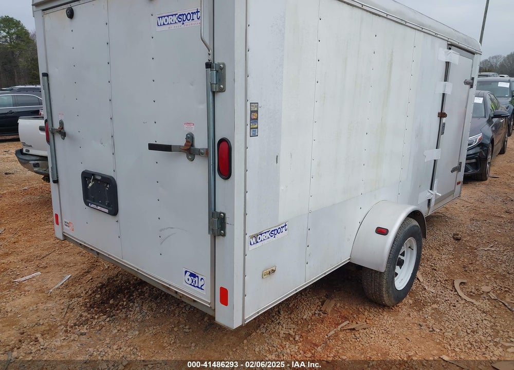 2004 PACE AMERICAN 14\' ENCLOSED TRAILER VIN: 4FPFB12174G085636