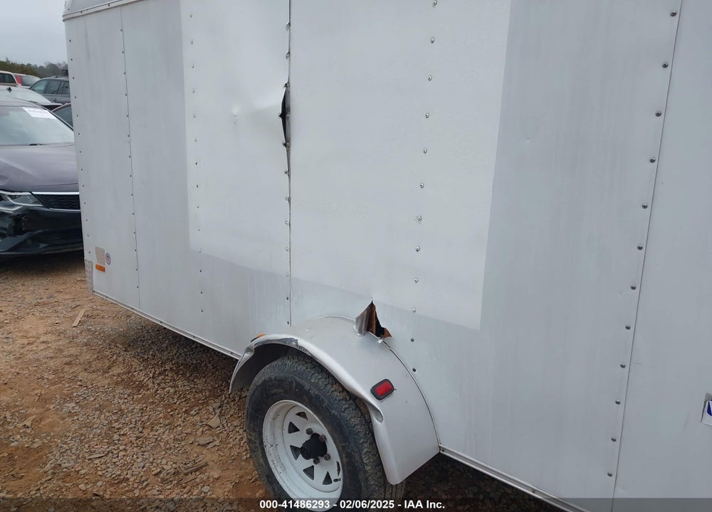 2004 PACE AMERICAN 14\' ENCLOSED TRAILER VIN: 4FPFB12174G085636