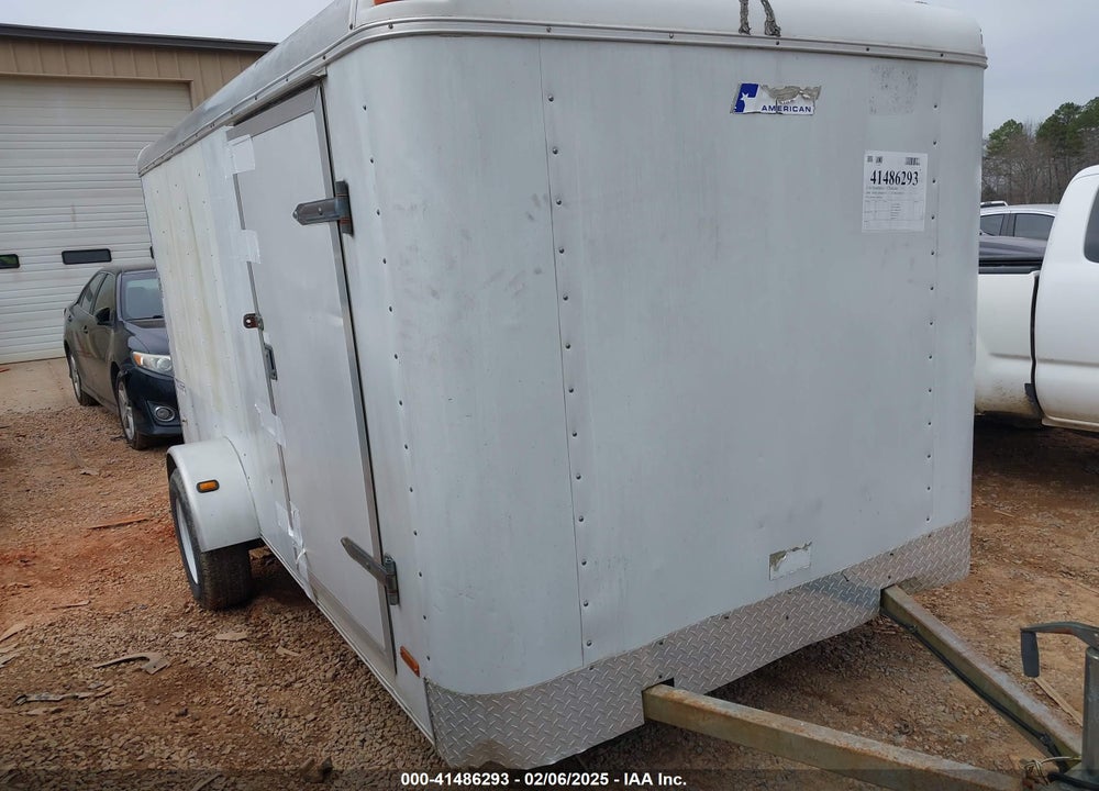 2004 PACE AMERICAN 14\' ENCLOSED TRAILER VIN: 4FPFB12174G085636