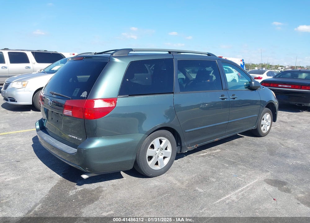 2004 TOYOTA SIENNA LE VIN: 5TDZA23C44S162786