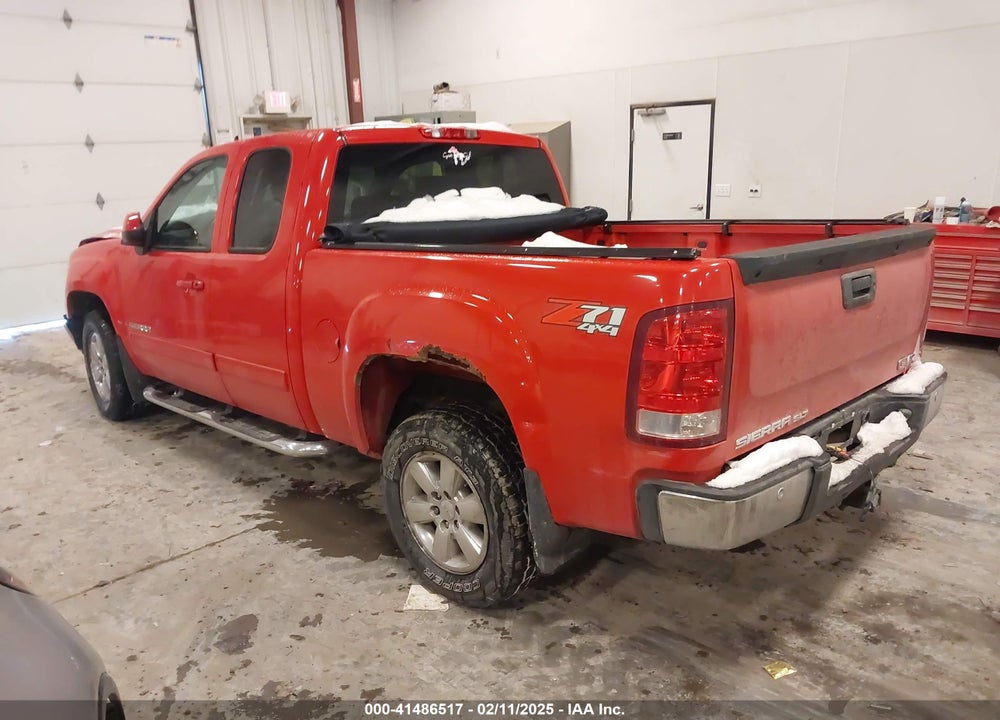 2009 GMC SIERRA 1500 SLT VIN: 1GTEK39J59Z106286