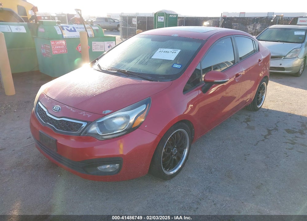 2012 KIA RIO SX VIN: KNADN4A32C6033874