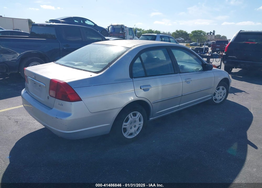 2002 HONDA CIVIC LX VIN: 2HGES16502H601918