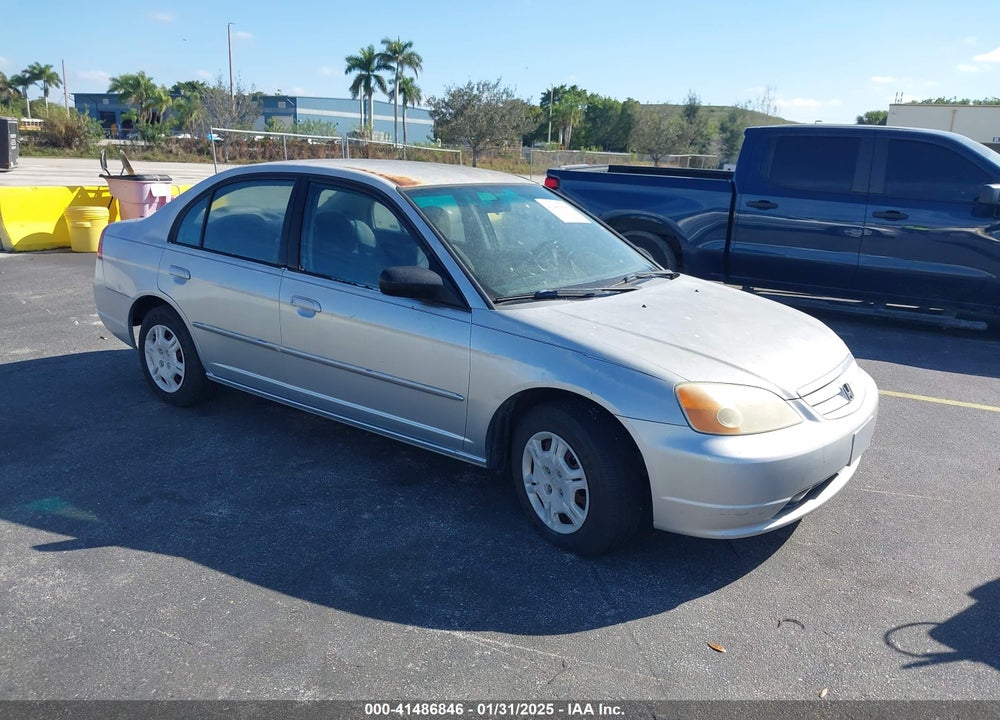 2002 HONDA CIVIC LX VIN: 2HGES16502H601918