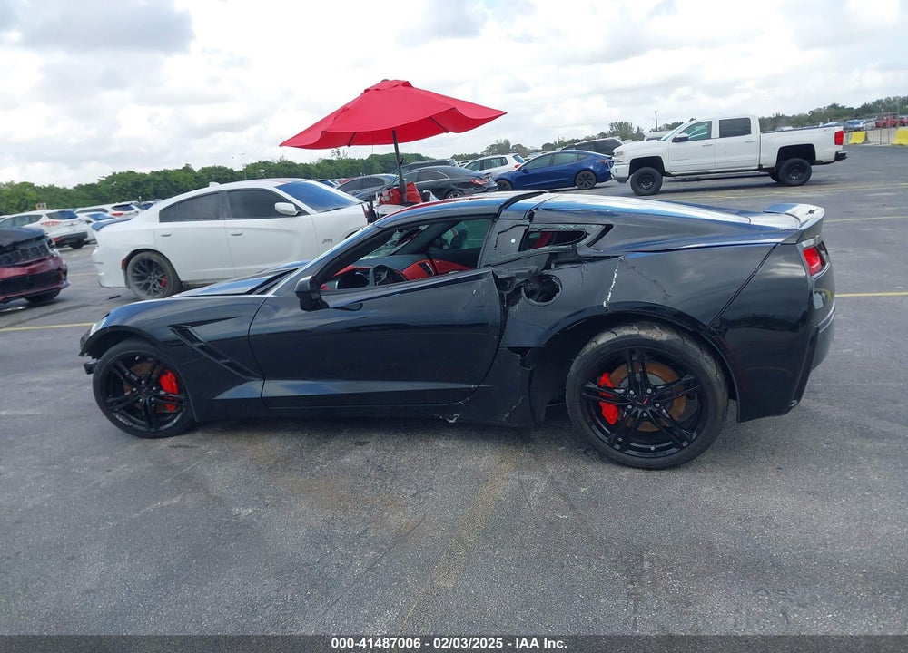 2016 CHEVROLET CORVETTE STINGRAY VIN: 1G1YF2D73G5118201