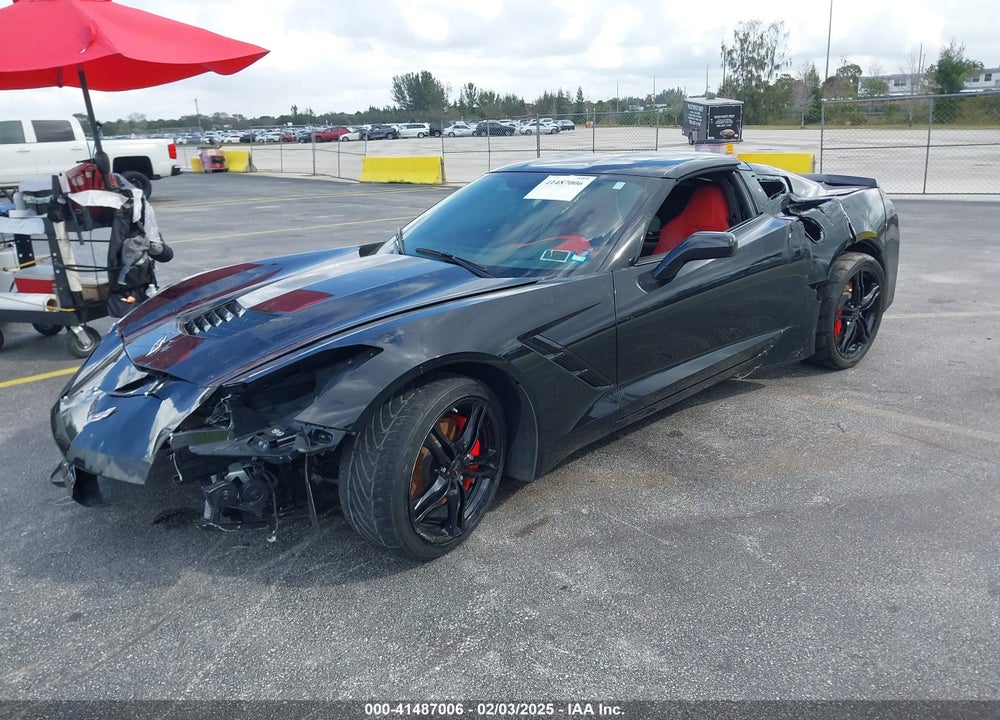 2016 CHEVROLET CORVETTE STINGRAY VIN: 1G1YF2D73G5118201