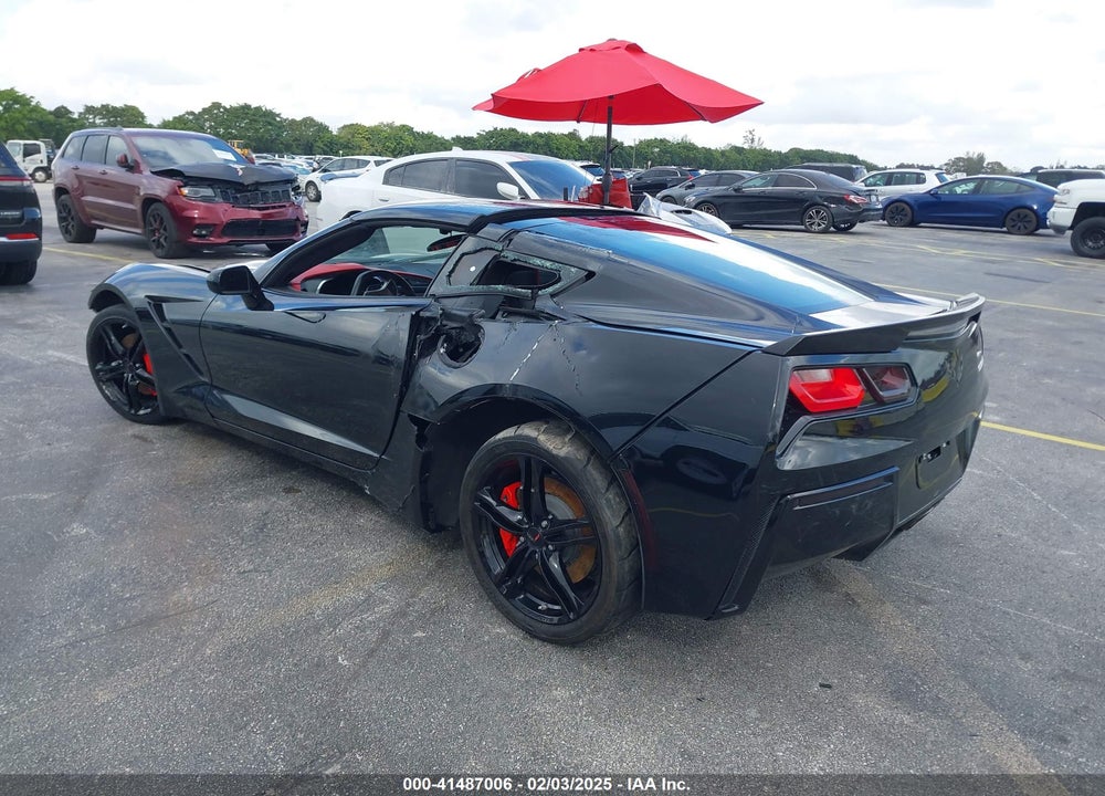 2016 CHEVROLET CORVETTE STINGRAY VIN: 1G1YF2D73G5118201