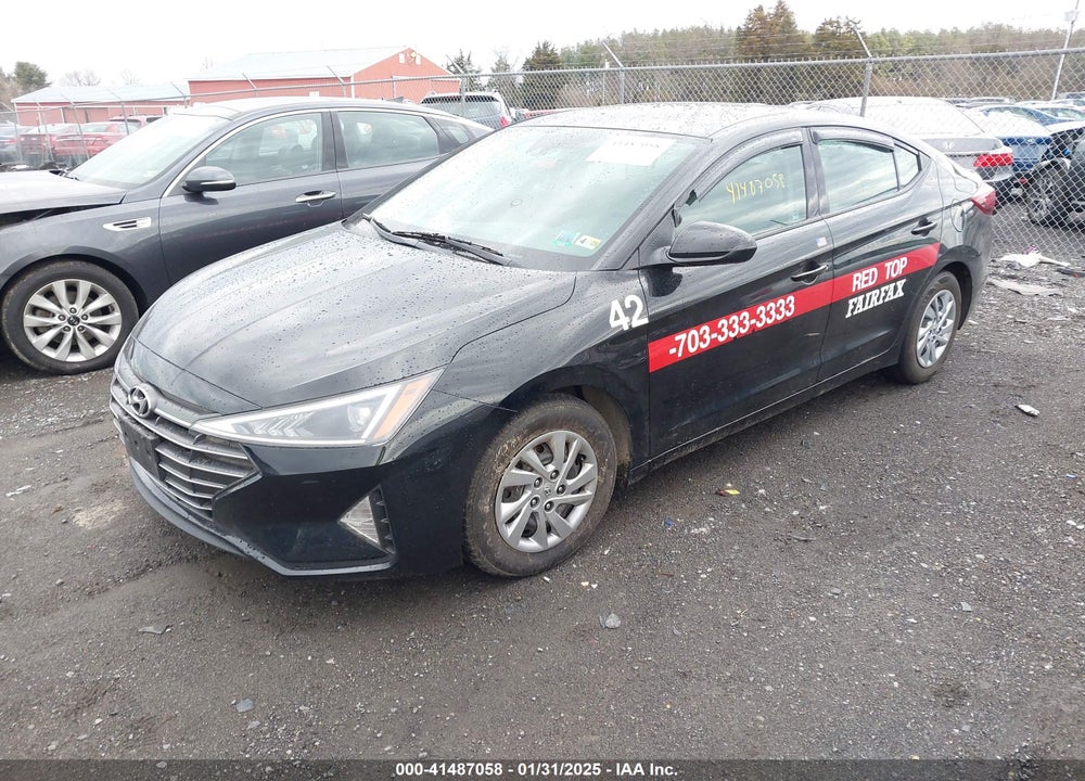 2020 HYUNDAI ELANTRA VIN: KMHD74LF2LU977069