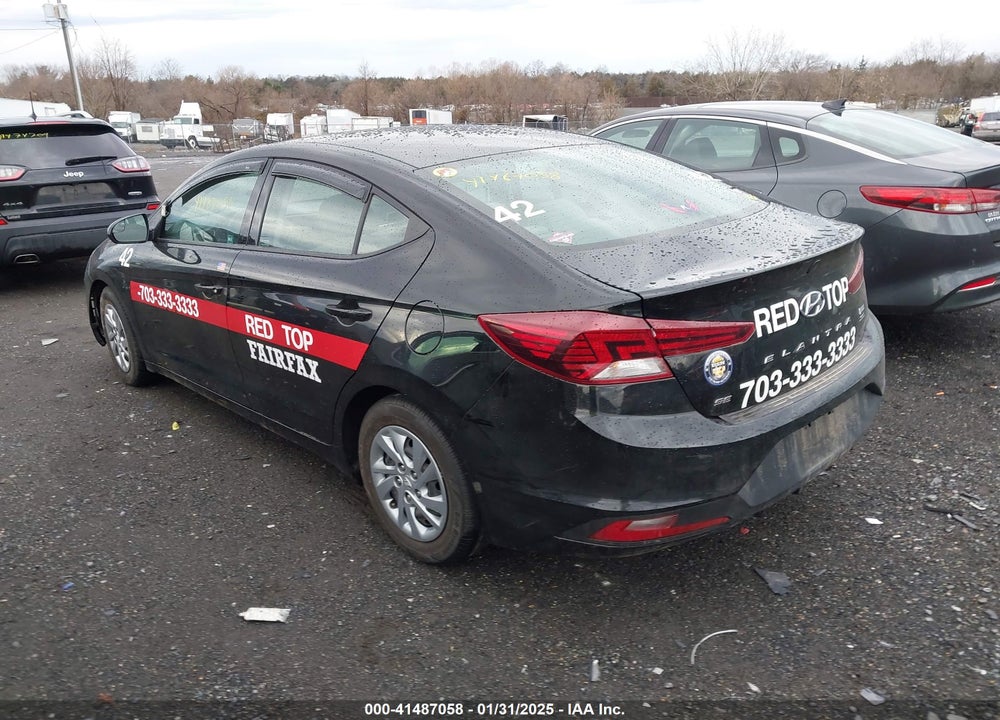 2020 HYUNDAI ELANTRA VIN: KMHD74LF2LU977069