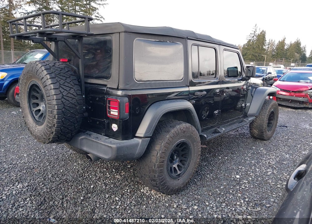 2018 JEEP WRANGLER UNLIMITED SPORT 4X4 VIN: 1C4HJXDG9JW152387