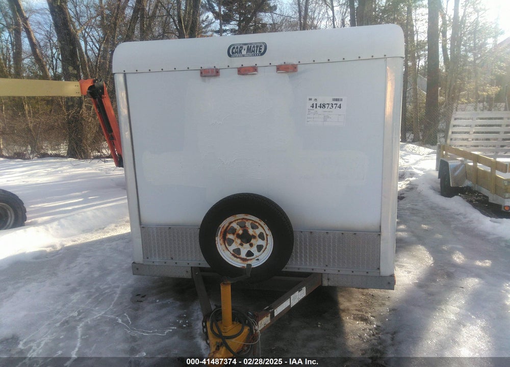 2002 CARMATE UTILITY TRAILER VIN: 5A3C712072L003758
