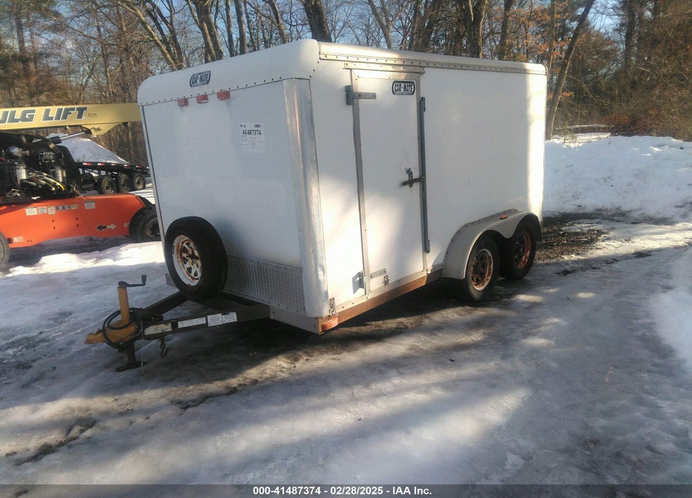 2002 CARMATE UTILITY TRAILER VIN: 5A3C712072L003758