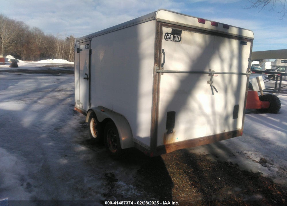 2002 CARMATE UTILITY TRAILER VIN: 5A3C712072L003758