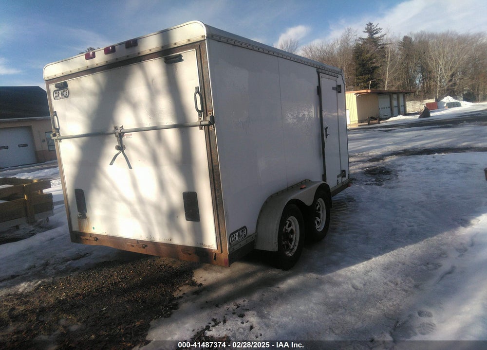 2002 CARMATE UTILITY TRAILER VIN: 5A3C712072L003758