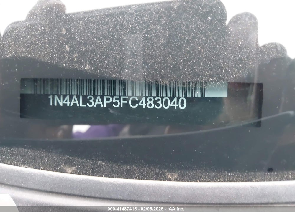 2015 NISSAN ALTIMA VIN: 1N4AL3AP5FC483040