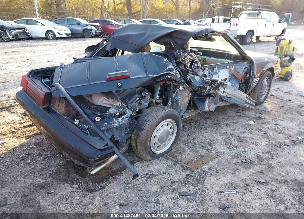 1989 FORD MUSTANG LX VIN: 1FABP44E1KF268725