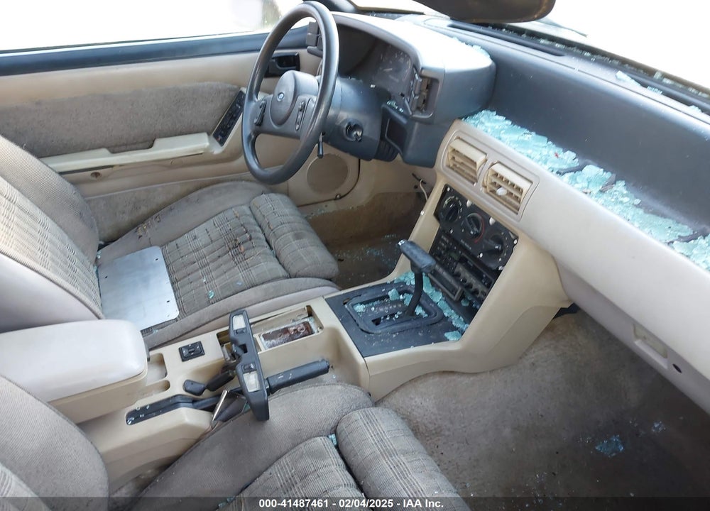 1989 FORD MUSTANG LX VIN: 1FABP44E1KF268725