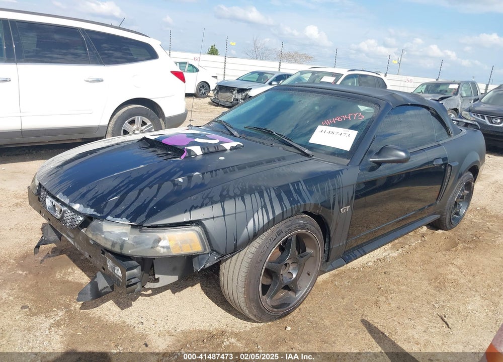 2002 FORD MUSTANG GT VIN: 1FAFP45X12F240635