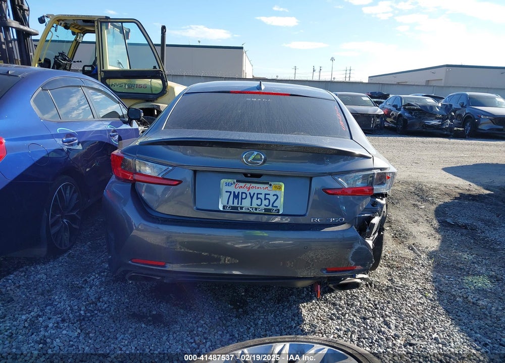 2015 LEXUS RC 350 VIN: JTHHE5BC4F5001137