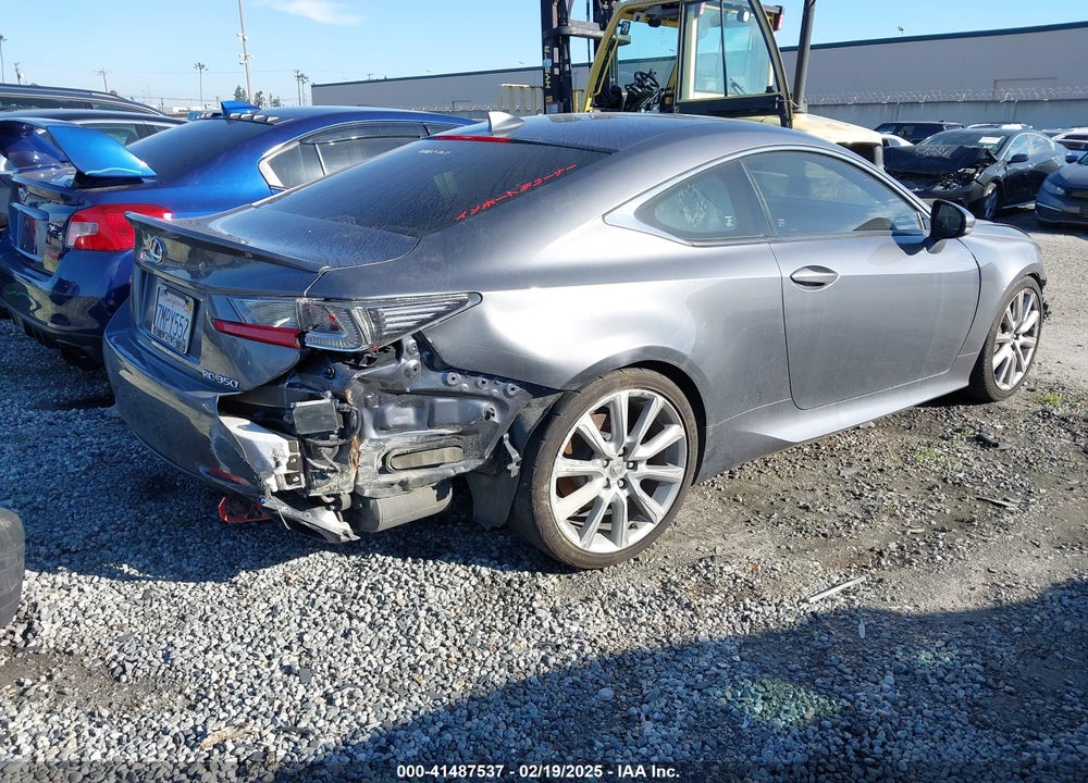 2015 LEXUS RC 350 VIN: JTHHE5BC4F5001137