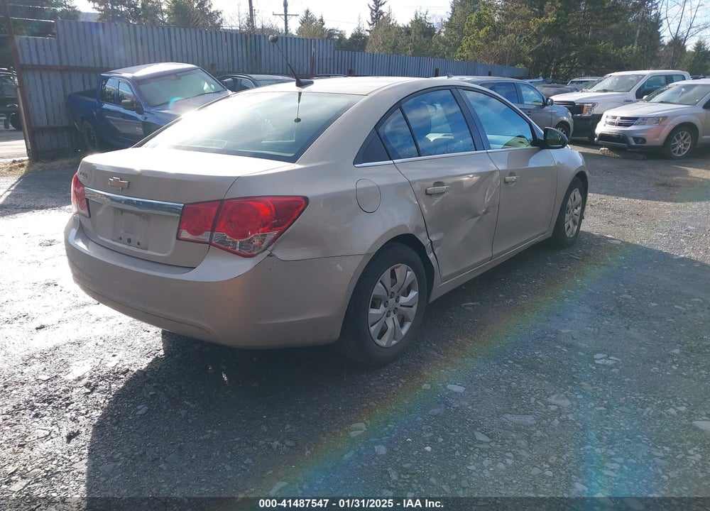 2012 CHEVROLET CRUZE VIN: 1G1PC5SH7C7222304