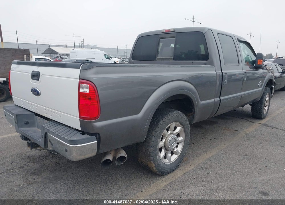 2012 FORD F-250 LARIAT VIN: 1FT7W2BT0CEA57564
