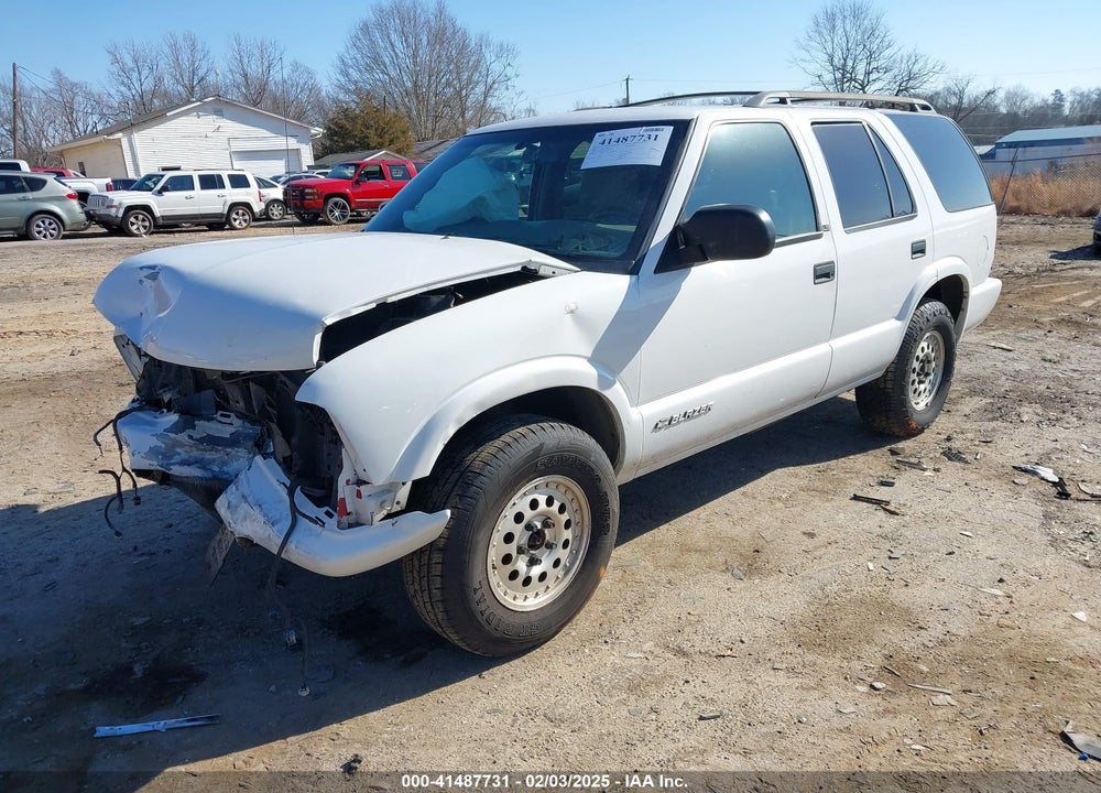 2001 CHEVROLET BLAZER LS VIN: 1GNDT13W91K248212