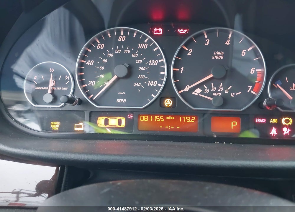 2002 BMW 330CI VIN: WBABS53482JU90406