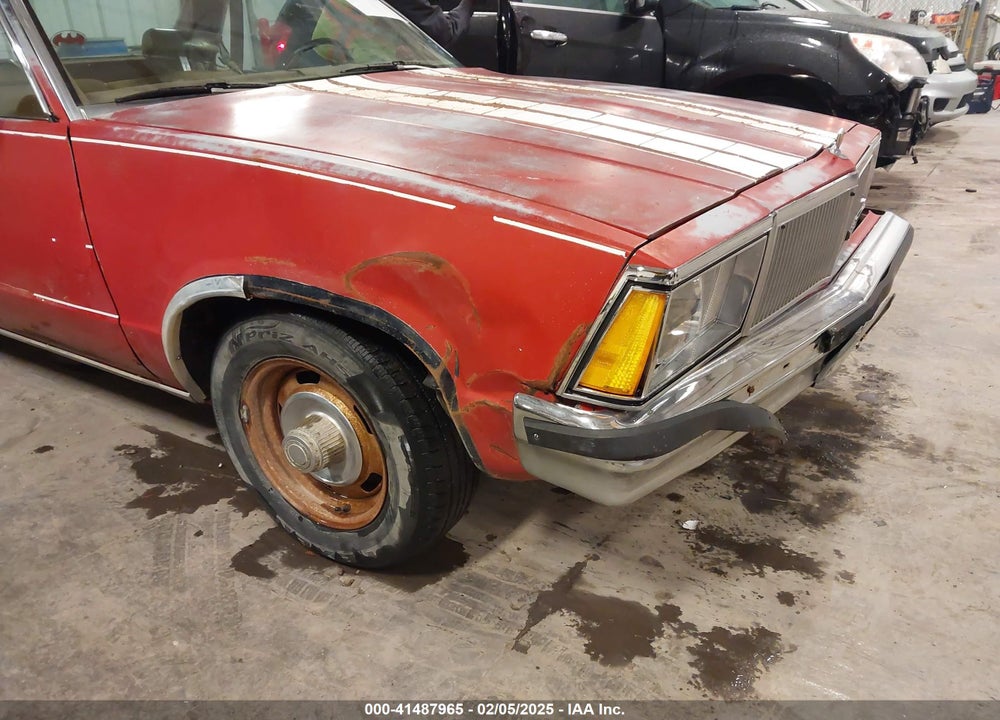 1980 CHEVROLET EL CAMINO VIN: 1W80KAK520646