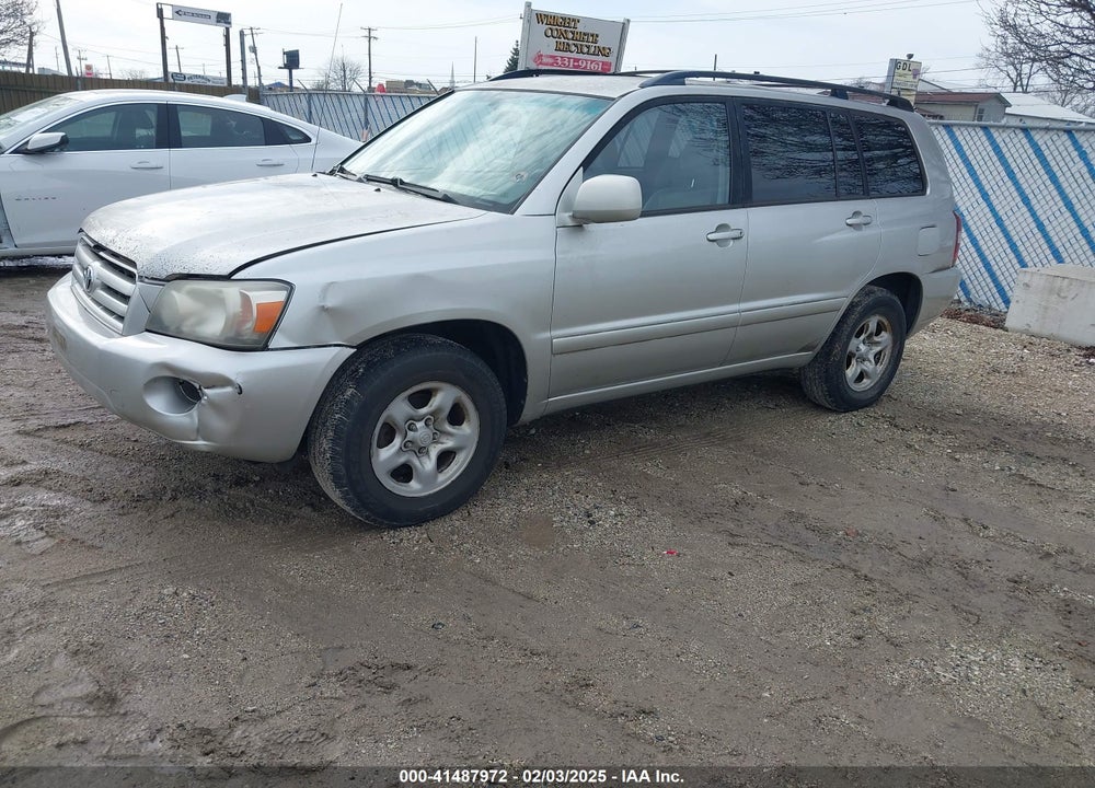 2007 TOYOTA HIGHLANDER VIN: JTEGD21A870161949