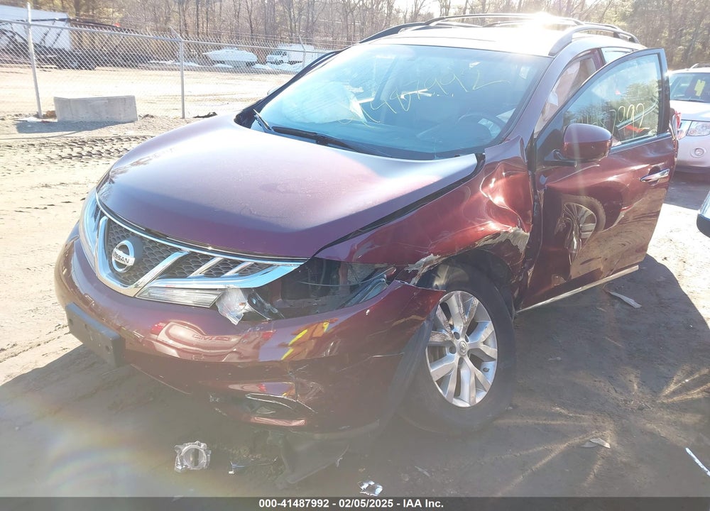 2012 NISSAN MURANO SV VIN: JN8AZ1MW2CW215366
