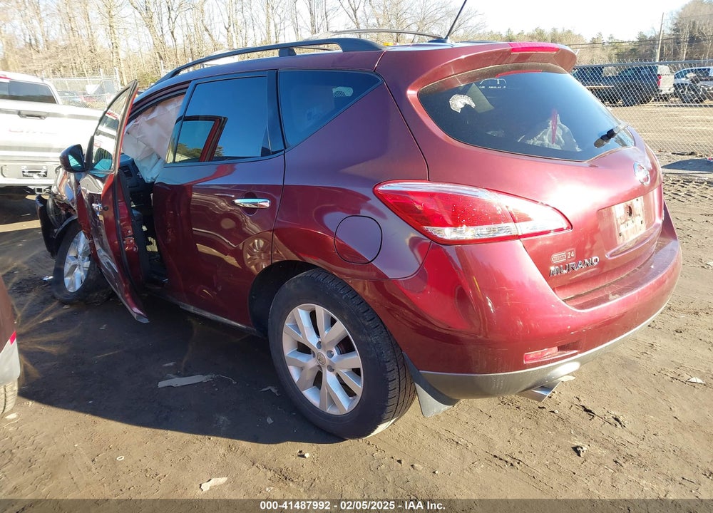 2012 NISSAN MURANO SV VIN: JN8AZ1MW2CW215366