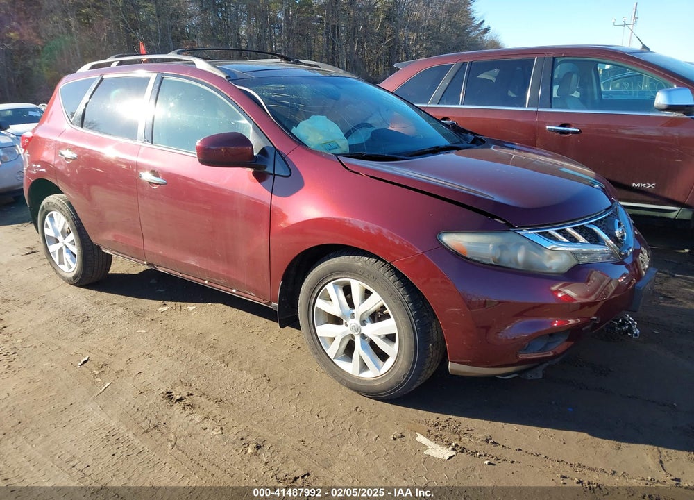 2012 NISSAN MURANO SV VIN: JN8AZ1MW2CW215366