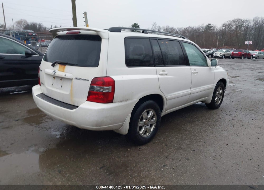 2005 TOYOTA HIGHLANDER V6 VIN: JTEEP21A550088986