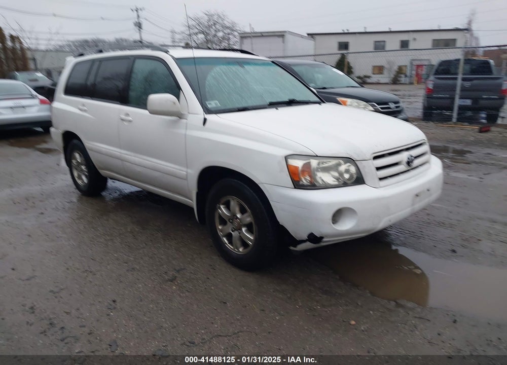 2005 TOYOTA HIGHLANDER V6 VIN: JTEEP21A550088986