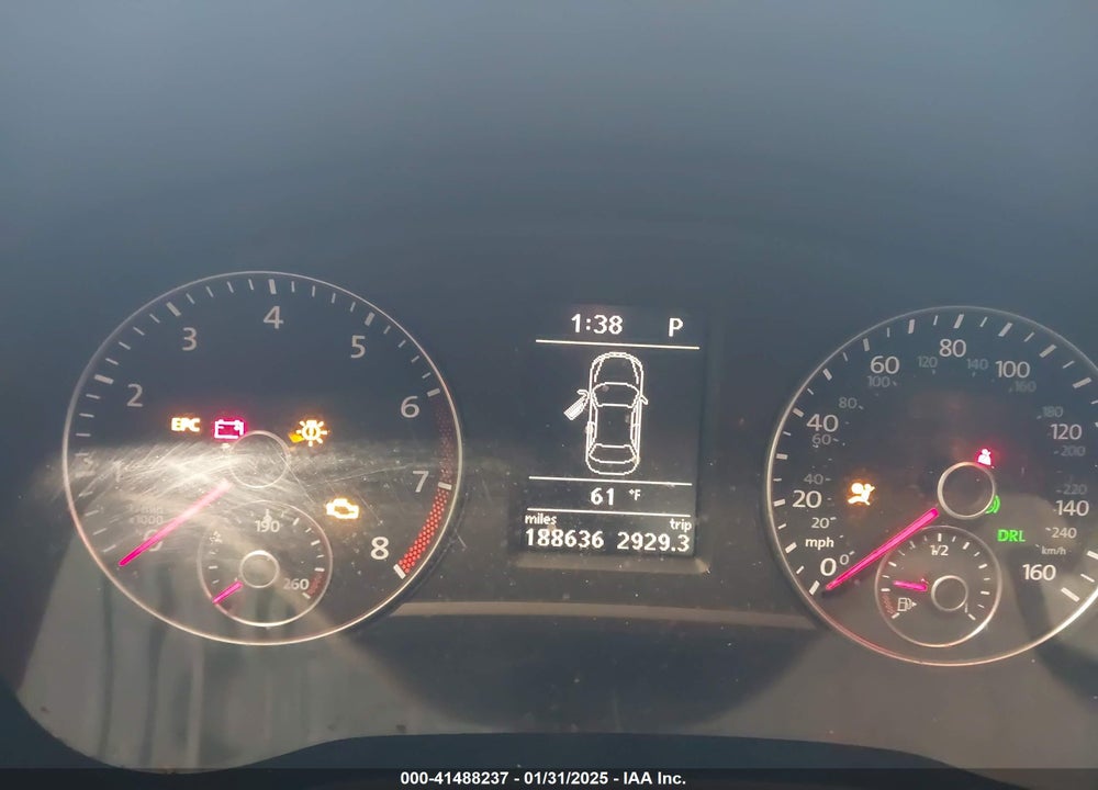 2012 VOLKSWAGEN PASSAT VIN: 1VWBH7A38CC053564