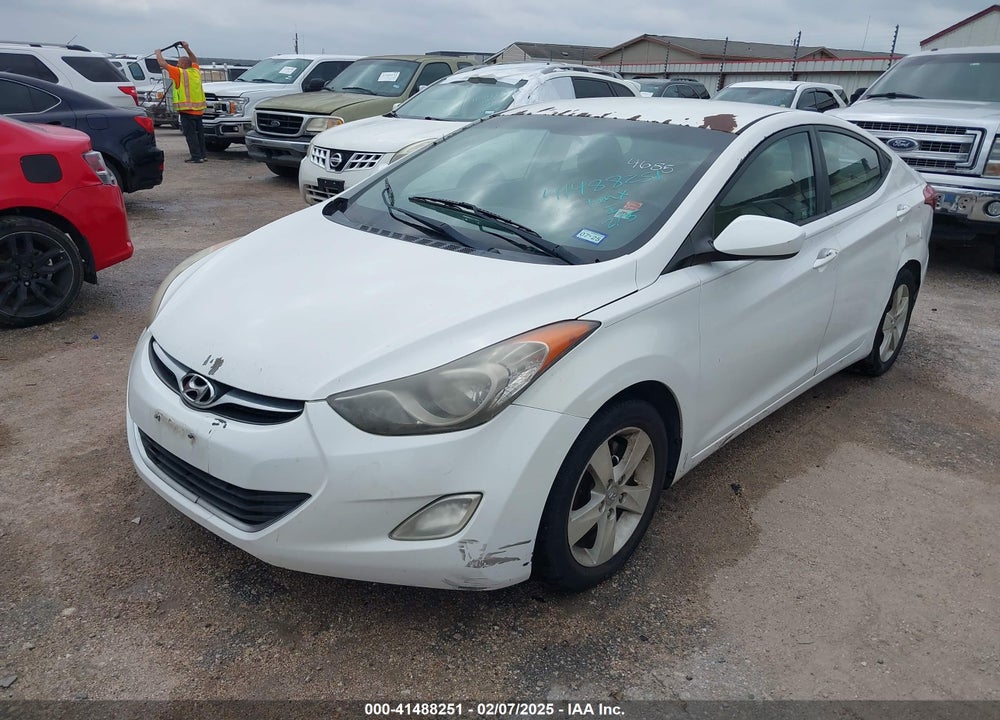 2012 HYUNDAI ELANTRA GLS VIN: 5NPDH4AE5CH094685