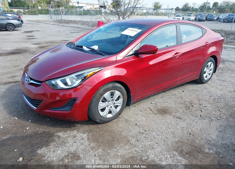 2016 HYUNDAI ELANTRA SE VIN: 5NPDH4AE0GH768280