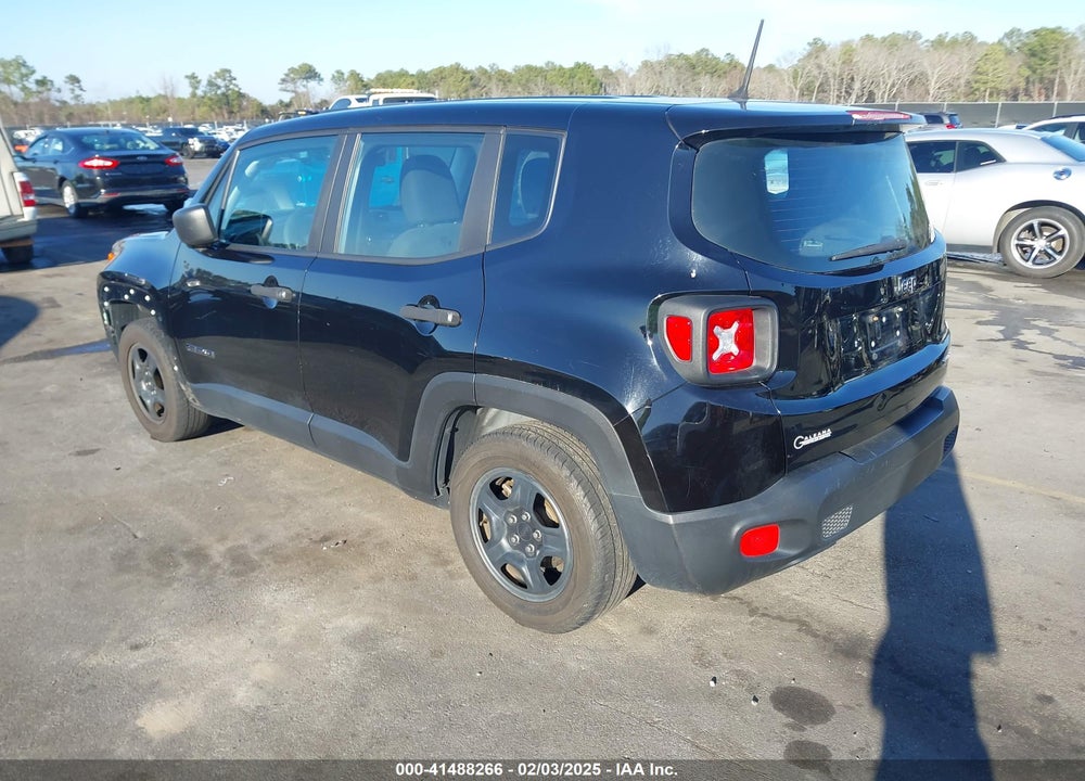 2017 JEEP RENEGADE SPORT FWD VIN: ZACCJAAB0HPF13450