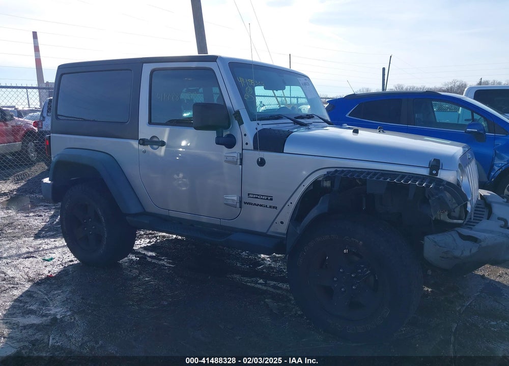 2012 JEEP WRANGLER SPORT VIN: 1C4AJWAGXCL270078