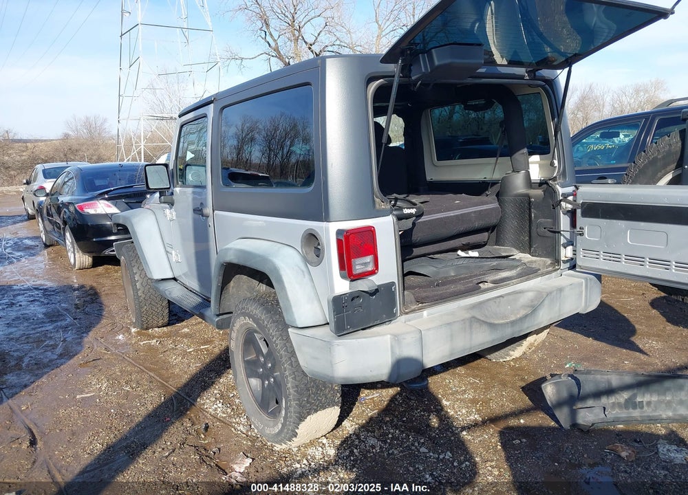 2012 JEEP WRANGLER SPORT VIN: 1C4AJWAGXCL270078