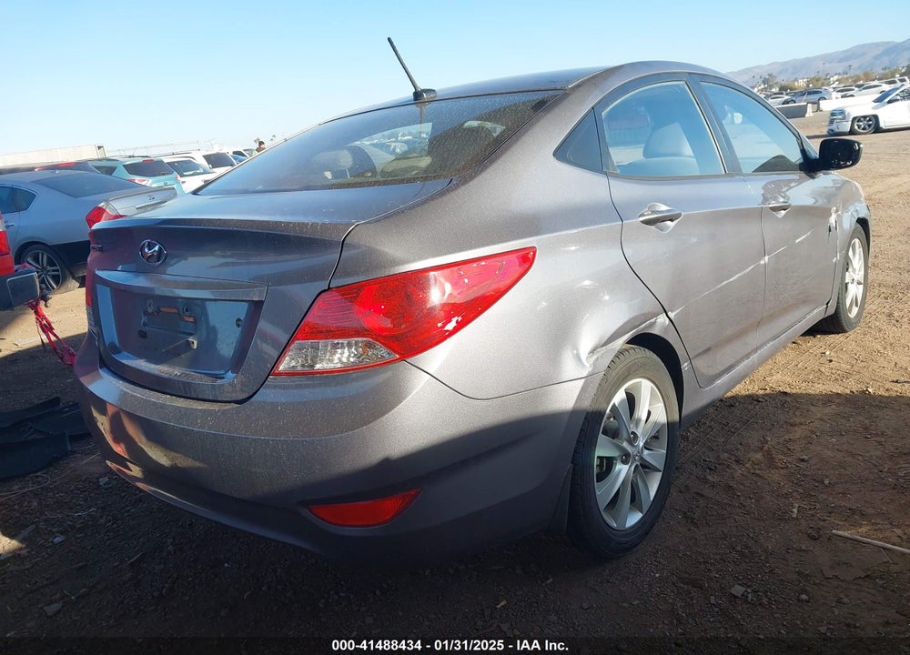 2014 HYUNDAI ACCENT VIN: KMHCU4AE6EU619846