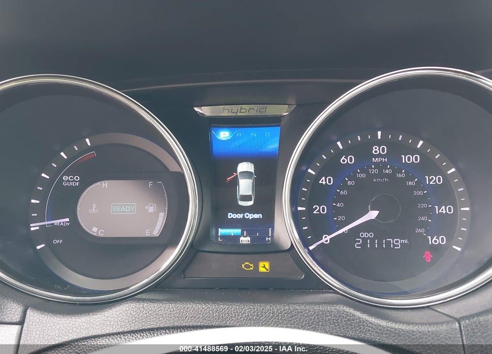 2013 HYUNDAI SONATA HYBRID VIN: KMHEC4A44DA098970