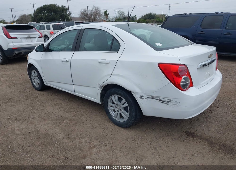 2014 CHEV SONIC LT AUTOMATIC VIN: 1G1JC5SH5E4101703
