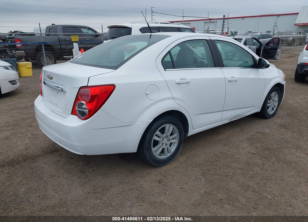 2014 CHEV SONIC LT AUTOMATIC VIN: 1G1JC5SH5E4101703