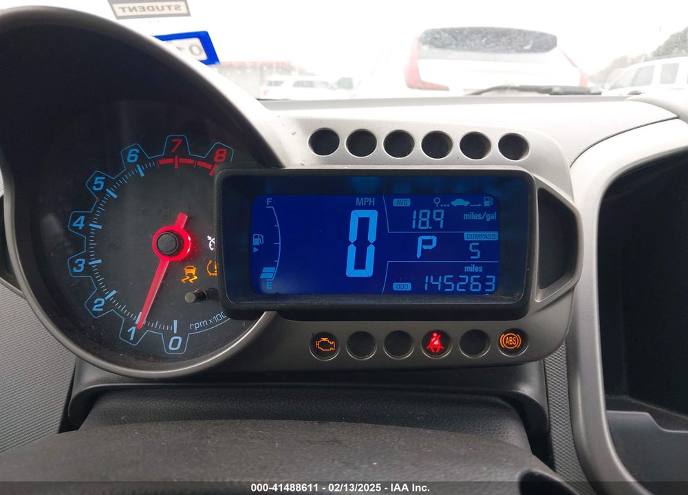 2014 CHEV SONIC LT AUTOMATIC VIN: 1G1JC5SH5E4101703