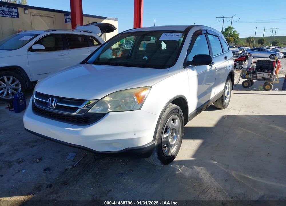 2010 HONDA CR-V LX VIN: 5J6RE3H3XAL029587