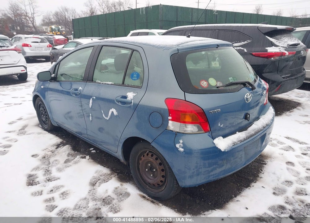 2009 TOYOTA YARIS VIN: JTDKT4K32A5296190