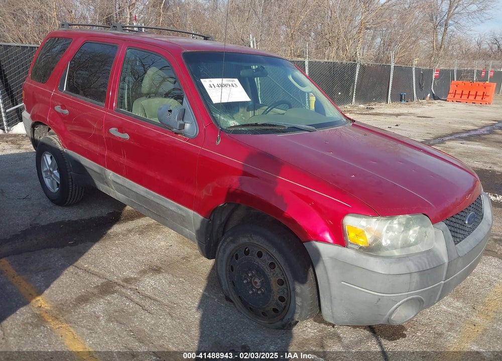 2007 FORD ESCAPE XLS/XLS MANUAL VIN: 1FMYU02Z57KB07963